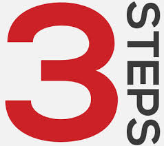 3 steps